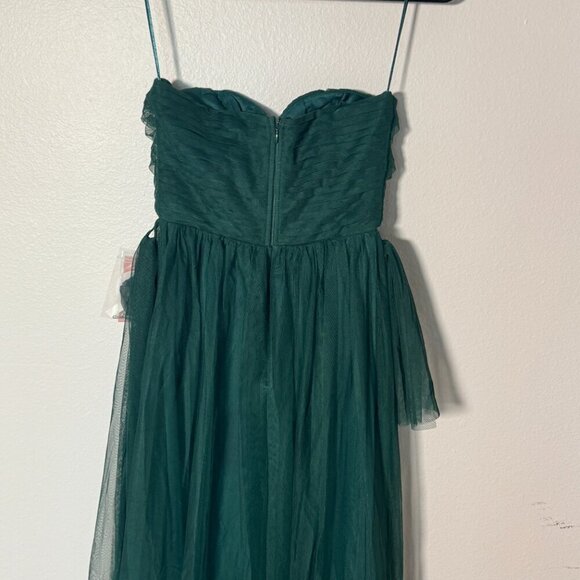 Birdy Grey Christina Strapless Emerald Green Prom Gown NWT Size Small - Picture 9 of 9